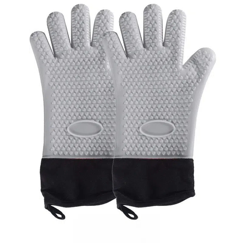 High-Temperature-Resistant, Non-Slip Thickened, Scald-Proof Kitchen Insulated Oven Mitts