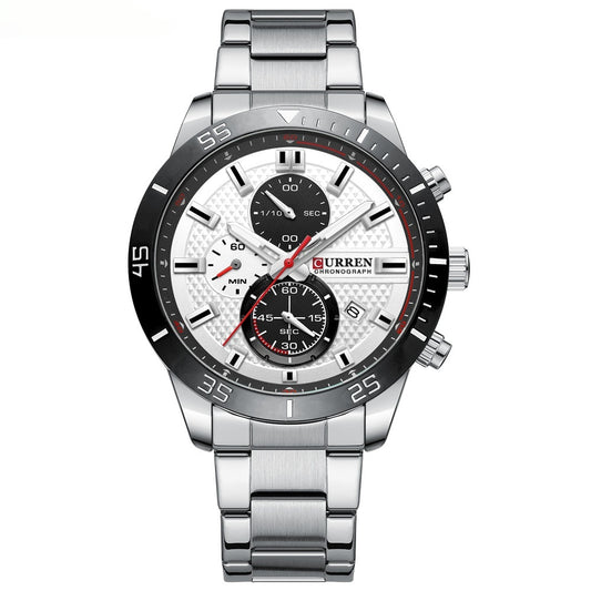 Men's Multifunctional Quartz Waterproof Watch