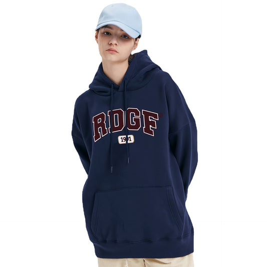 Versatile Off Shoulder Hooded Sweater Female