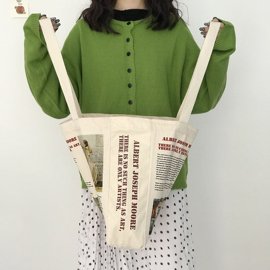 Women's Korean Style Messenger Canvas Bag