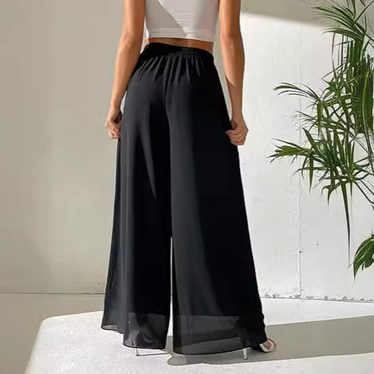 Chiffon Wide Leg Women's Loose Fashion Pants