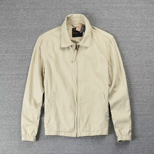 Simple Jacket Men's Leisure Washed-out Distressed