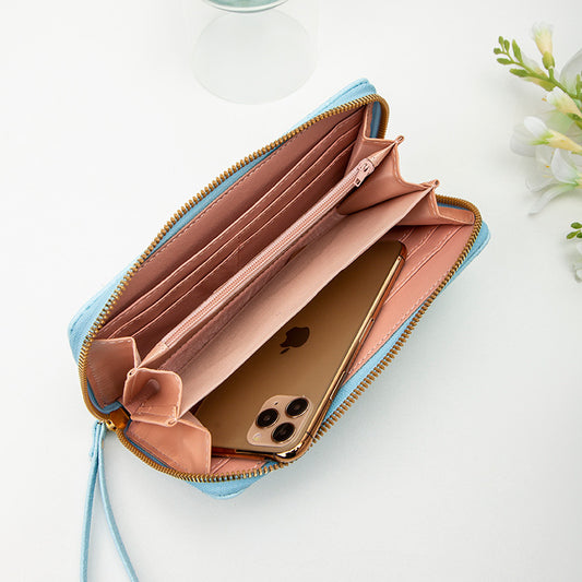 Fashion Clutch Bag Texture Embroidery Thread Love