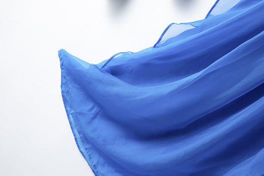 Temperament Silk Vest Long Skirt