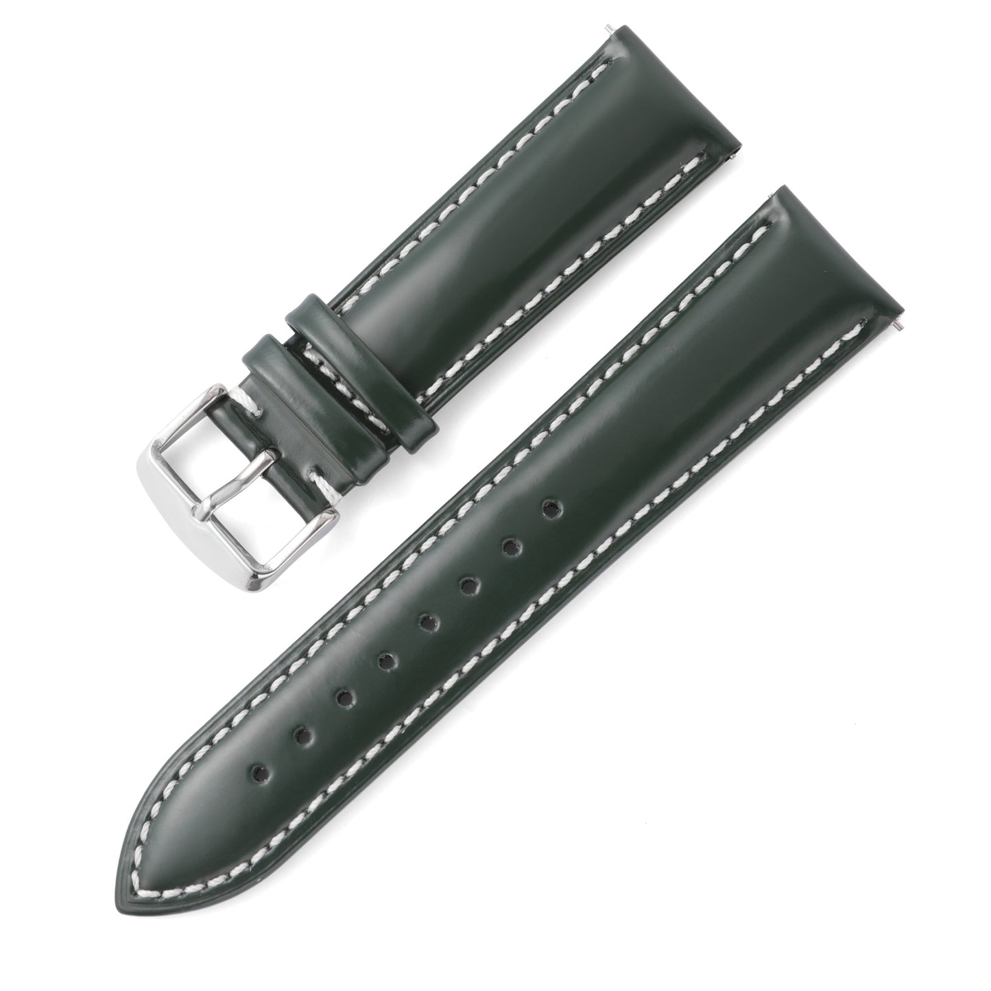 Quick Release Ear Leather Strap Bright Cowhide