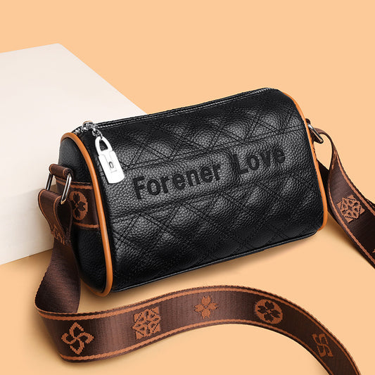 Fashion Contrast Color Shoulder Bag Foreign Style Cross Body Small Square