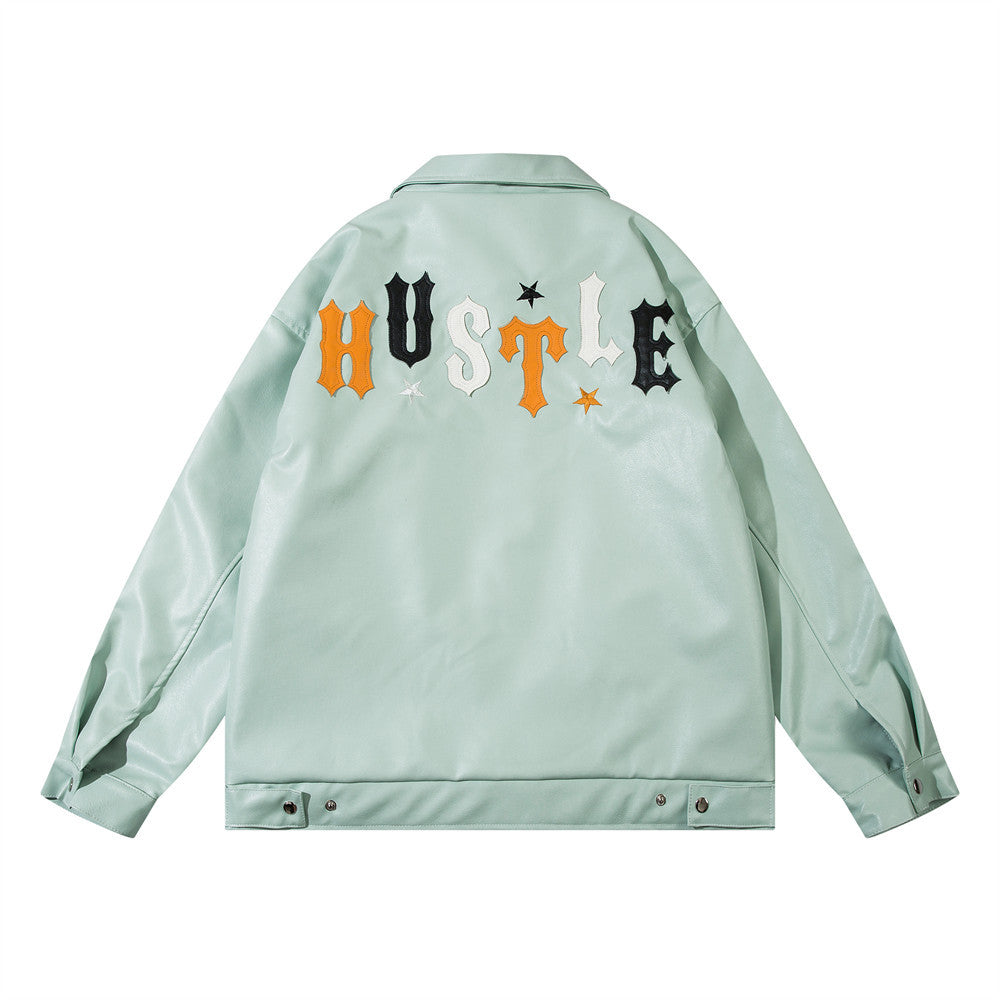 Fashion Embroidery Baggy Coat Men