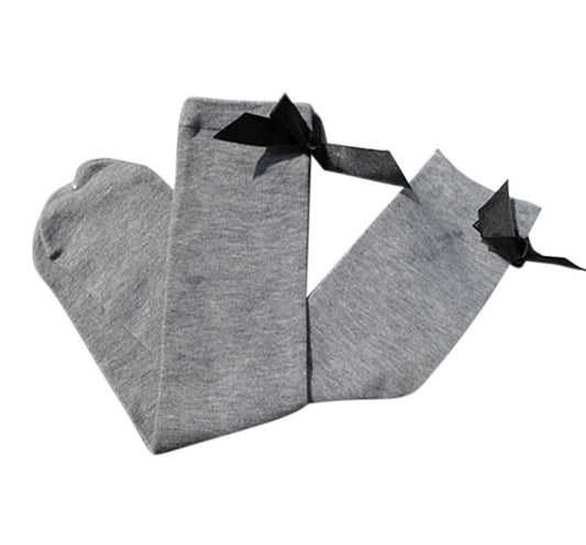 New Style Striped Cotton Socks, Girls' Socks, Bowknot Socks