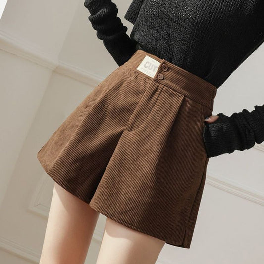 Women's Fleece Lined Corduroy Casual Pants