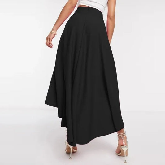 Women's Asymmetric High Waist Dress