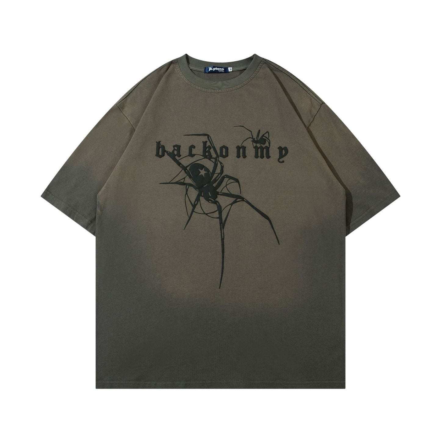 Retro Washed Short Sleeve T-shirt Half Sleeve
