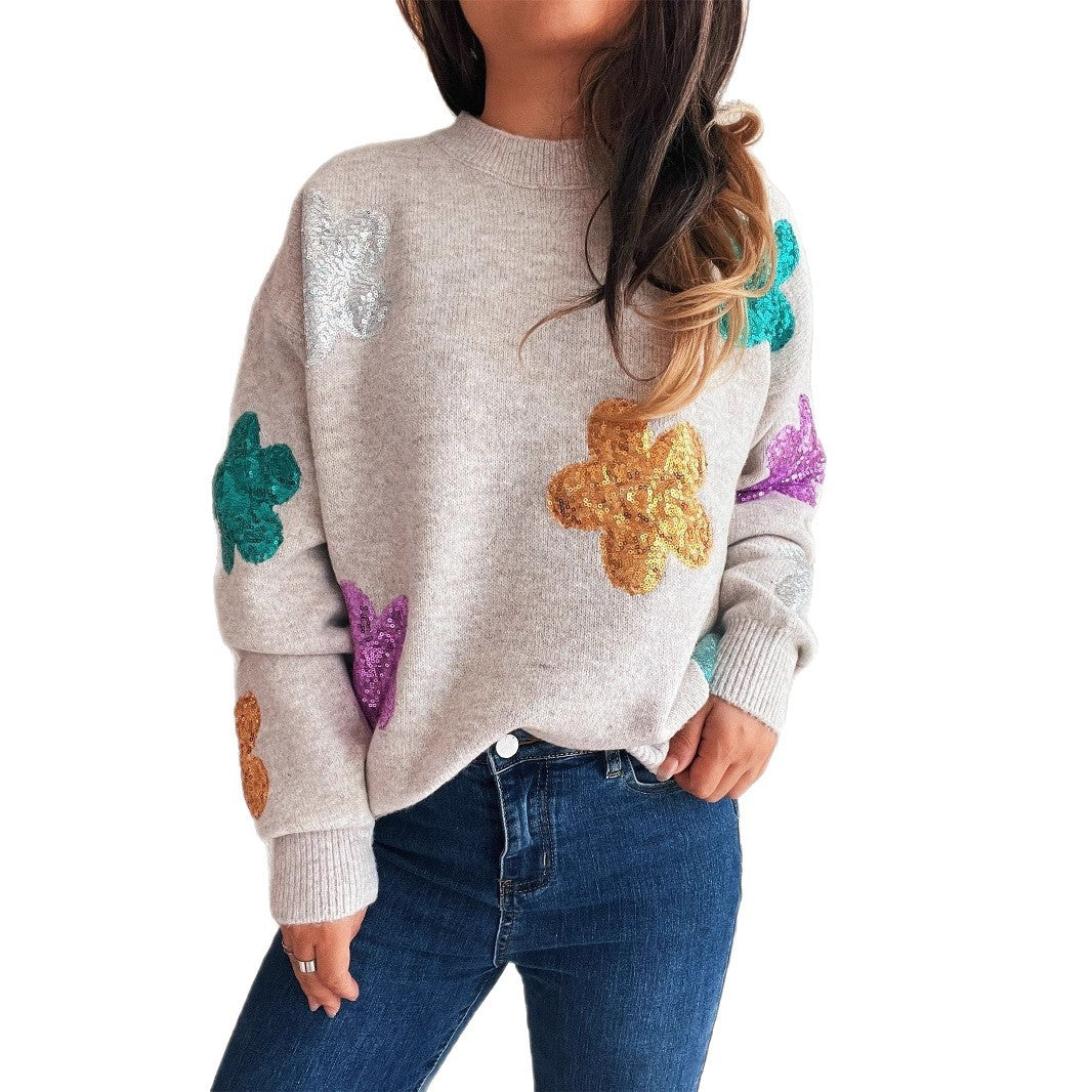 Casual And Sweet Knitwear Loose And Warm Women's Sweater