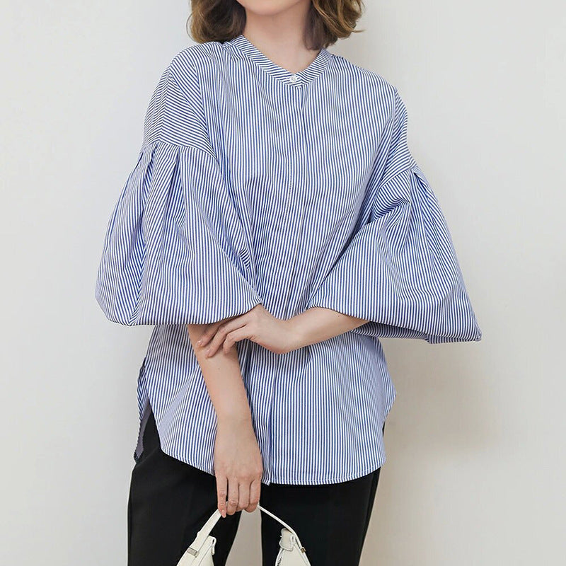 Japanese And Korean Autumn Women's Shirt High-grade