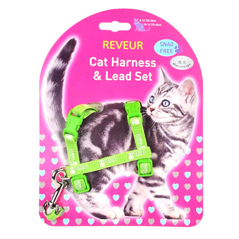 Cat Chest Strap Night Reflective Anti-lost