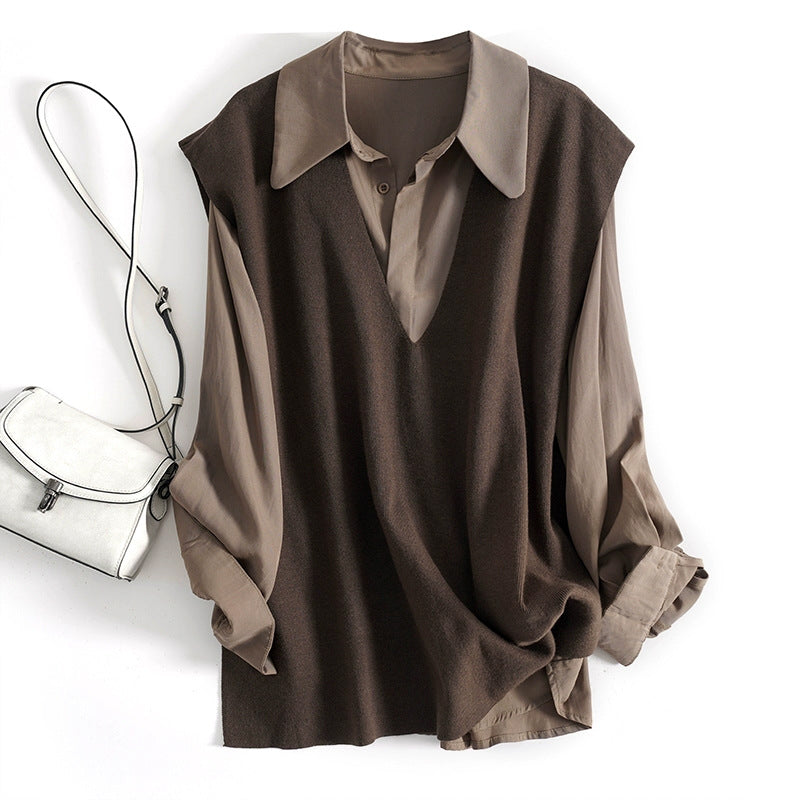 Women's Long Sleeve Loose Casual Shirt