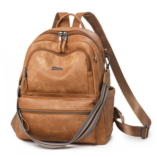 Lightweight Girls' Travel Backpack Large Capacity Retro