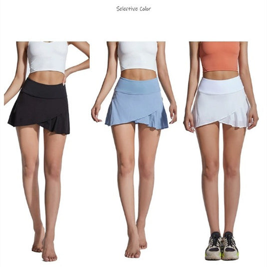 Women's Summer Thin Quick-drying Fake Two-piece Sports Shorts