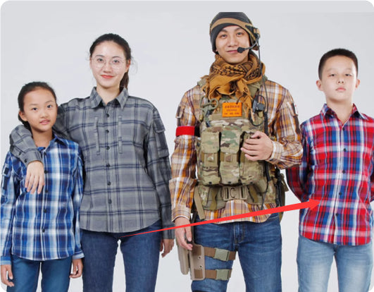 Breathable And Wear-resistant Checkered Shirts For Military