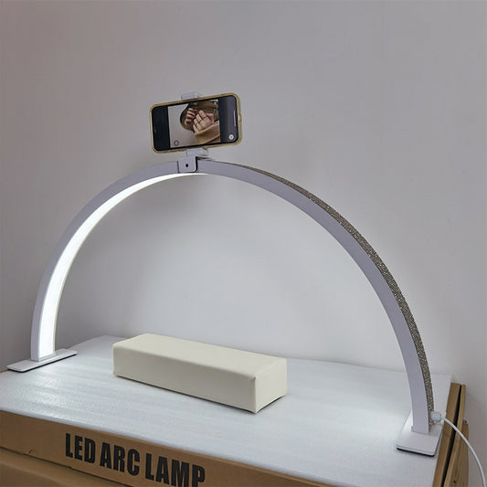 Half Moon Hot Lamp Desktop Arc Nail Table Lamp