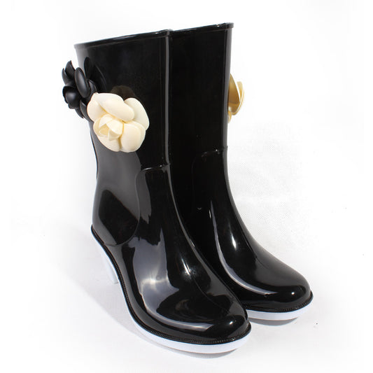 Rain Boots Non Slip Water Shoes Plus Velvet