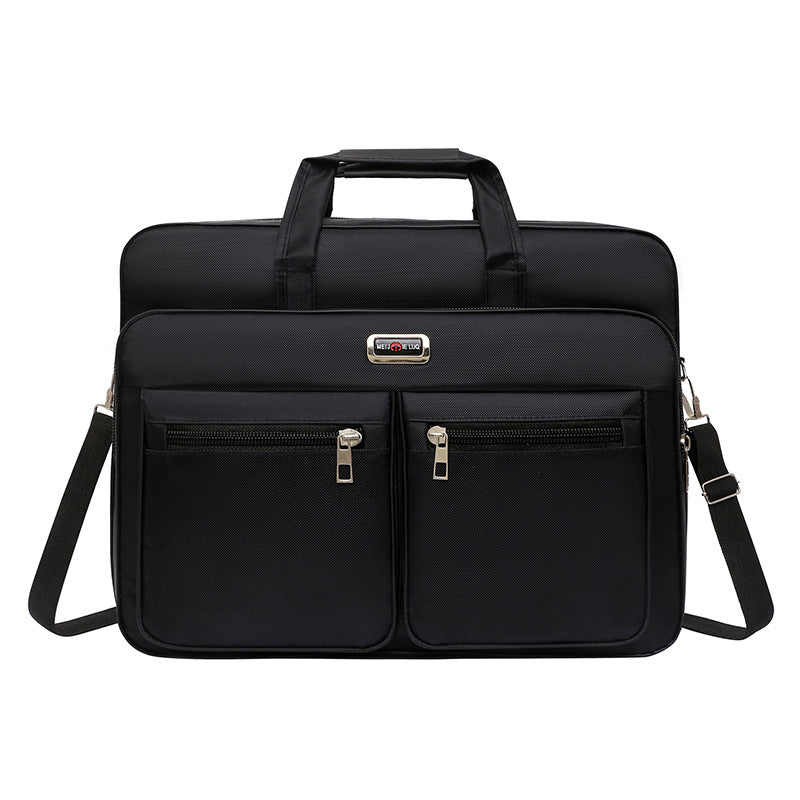 Computertaske til mænd - Skuldertaske/Crossbody, stænktæt