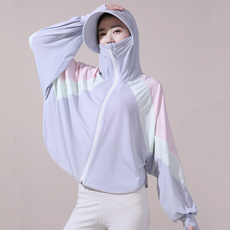 Ladies Outdoor Cycling Cape Sun Protection Clothing