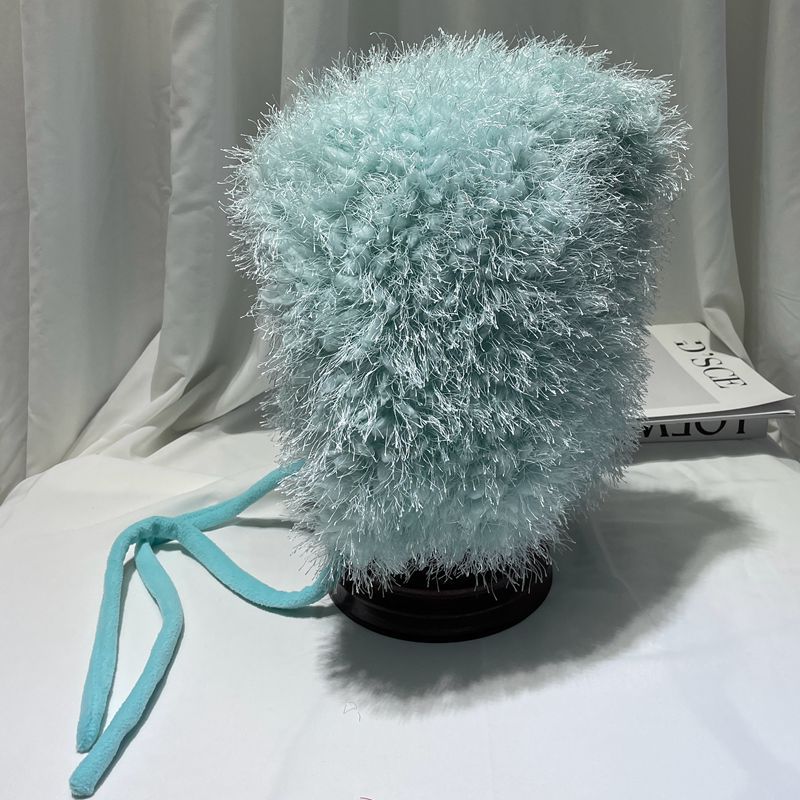 Female Autumn And Winter Fashion Solid Color Plush