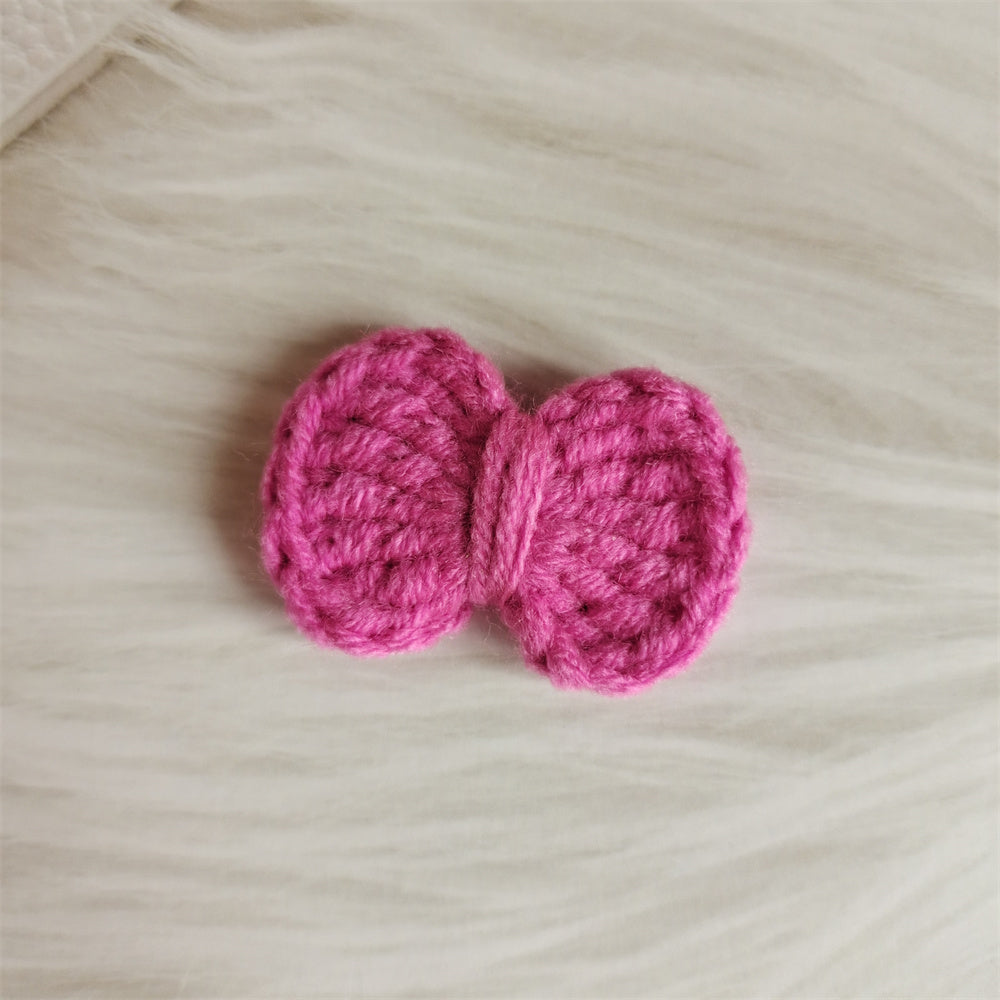 Wool Bow Diy Handmade Finished