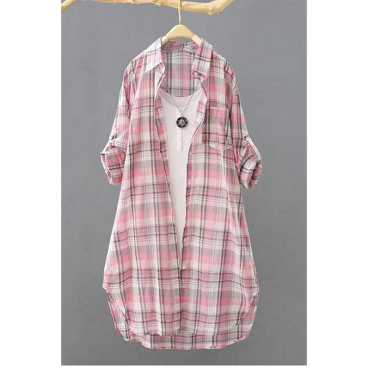 Summer Japanese Sun Protection Shirt Women's Mid-length Loose