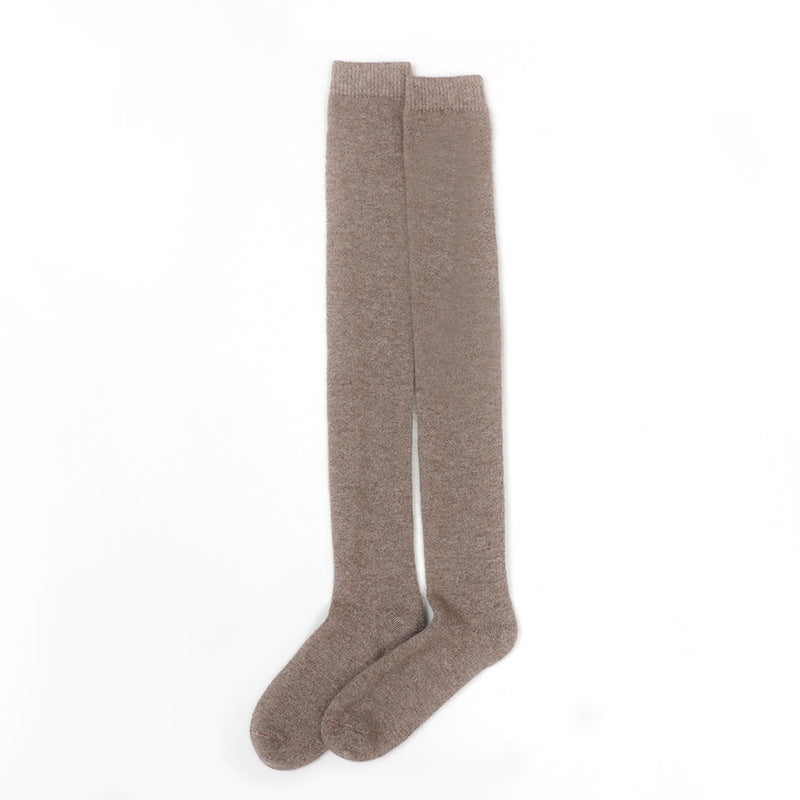 Women's Silicone Anti Slip Wool Knee High Socks