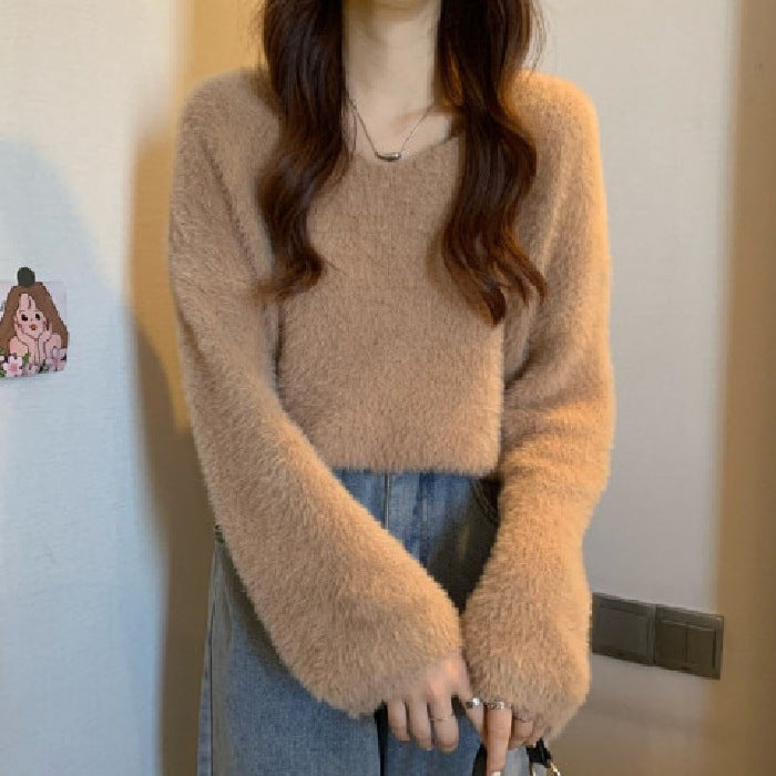 Sweet Fashion Loose Cool Knitwear For Women