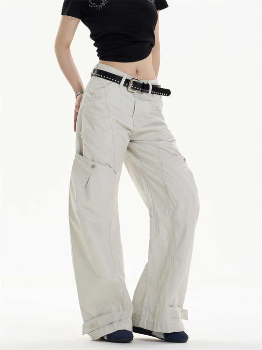 Retro Women's Casual Pants Loose Wide-leg Pants
