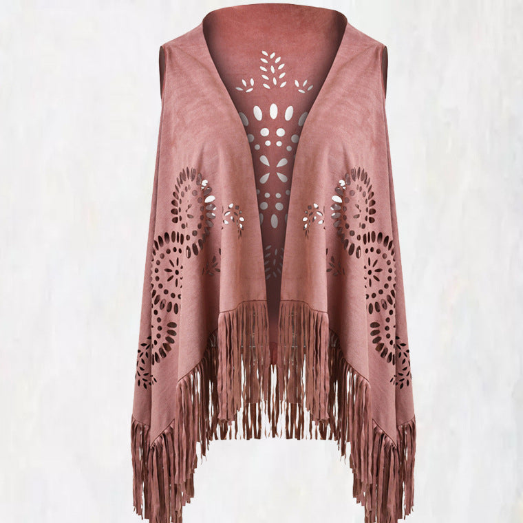 Variety Of Fashion Vest Europe And The United States Korean Style Hollow Shawl