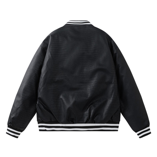 Motorcycle PU Leather Jacket Trendy Men