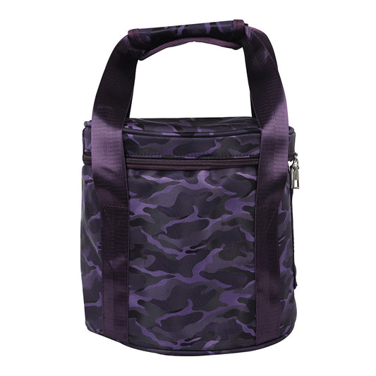 Oxford Cloth Purple With Patterns Himalaya Bowl Music Bowl Crystal Bowl Portable Tote
