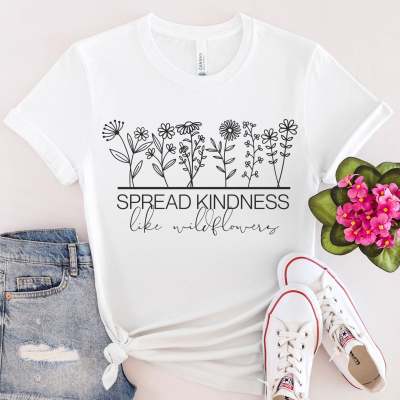 European And American Digital Printing Casual Round Neck Short Sleeves