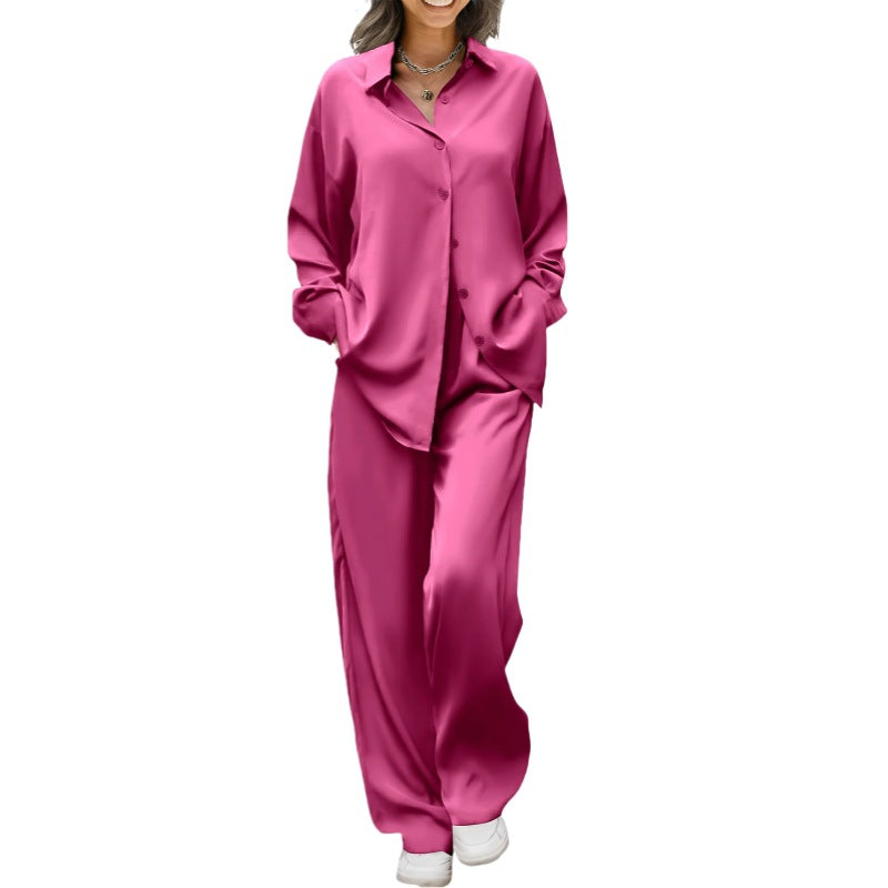 Casual Relaxed And Minimalist Long Womens Suit