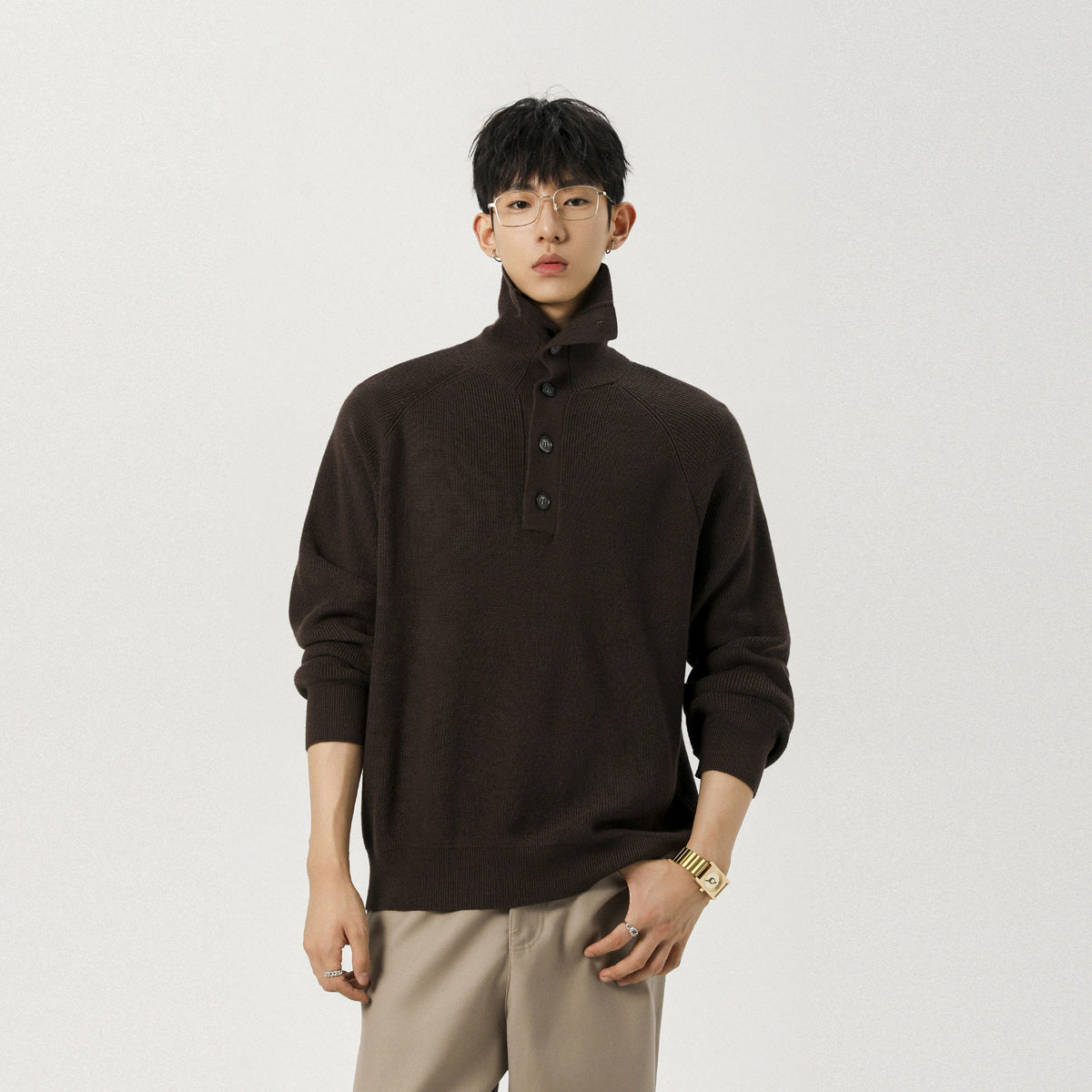 Men's Korean Style Trendy Turtleneck Sweater