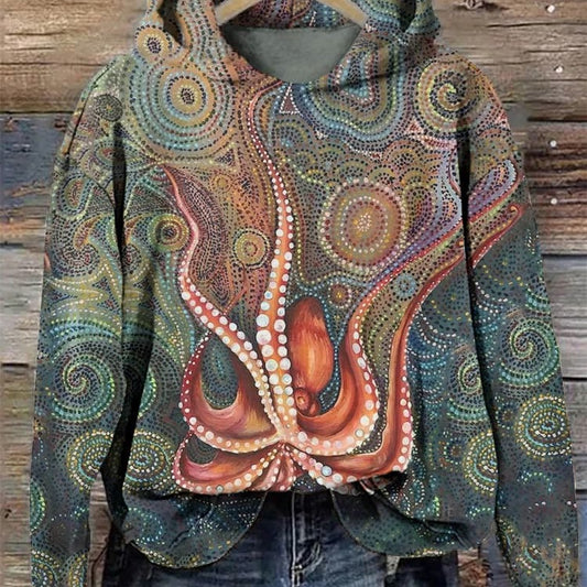 Europæisk og Amerikansk 3D Digitalprint Hoodie