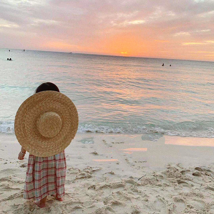 Children's Classic Big Brim Retro Fashion Sun Protection Straw Hat