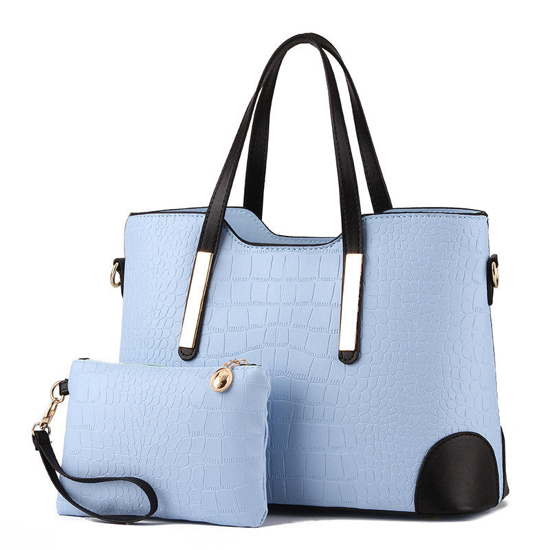 Female Bag Fashion Color Matching Picture Mother Bag Messenger Shoulder Handbag One Drop Delivery
