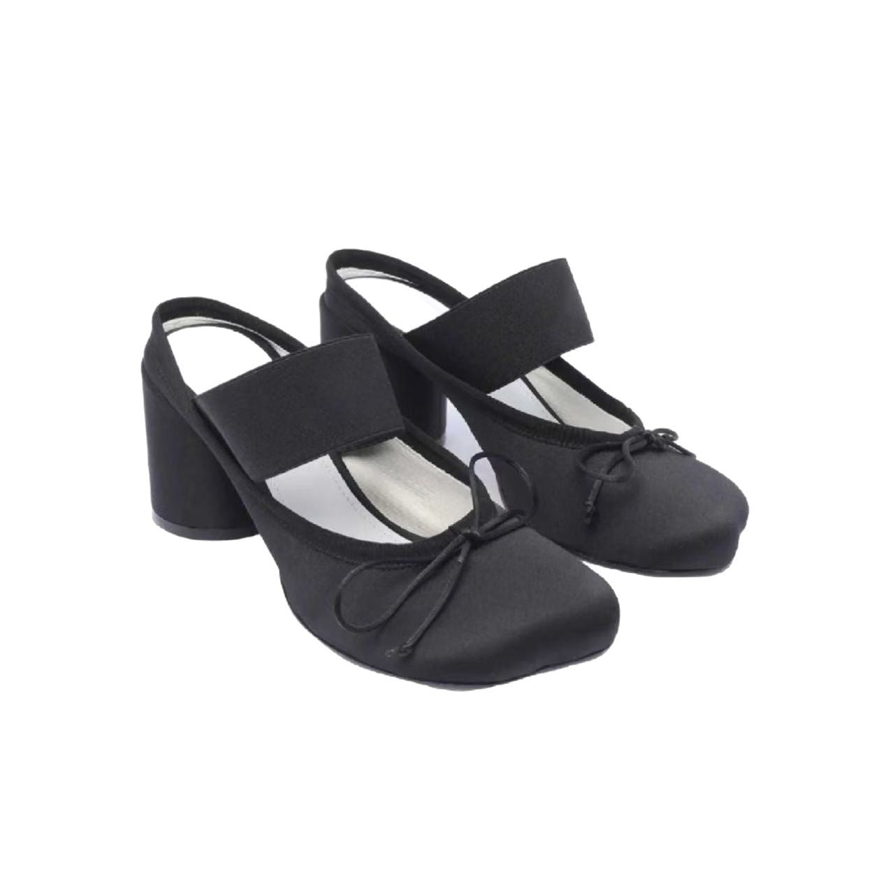 Womens Spring Summer New Arrival Mary Jane Shoes Retro Casual Chunky-Heel Ballet Flats