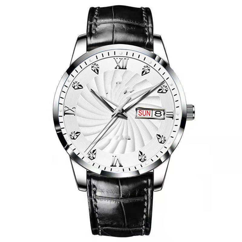 Luminous Men's Calendar Quartz Watch