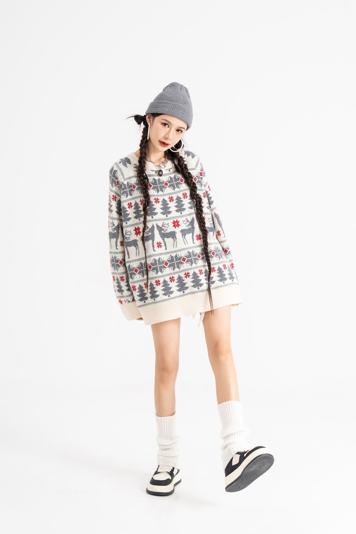 Løs og moderne casual sweater til par - mænd og kvinder