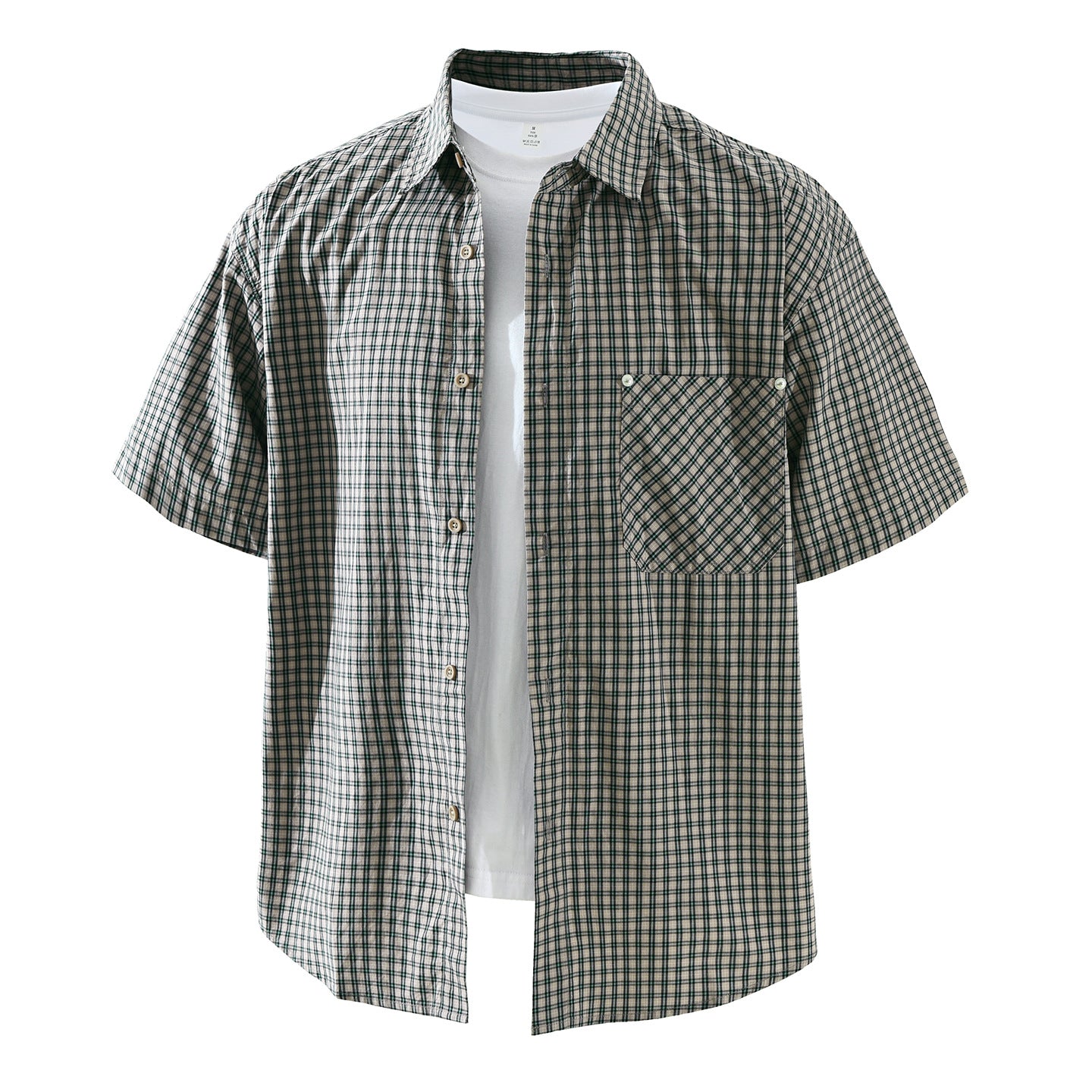 Men's Fashionable Casual Loose Short-Sleeve Shirt