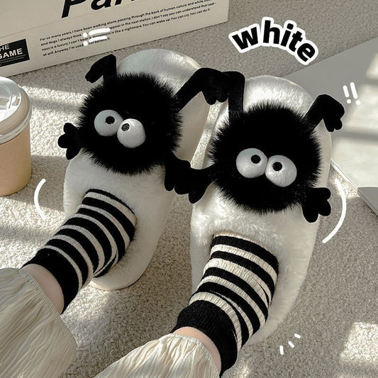 Women's Indoor Non-slip Cute Cotton Slippers