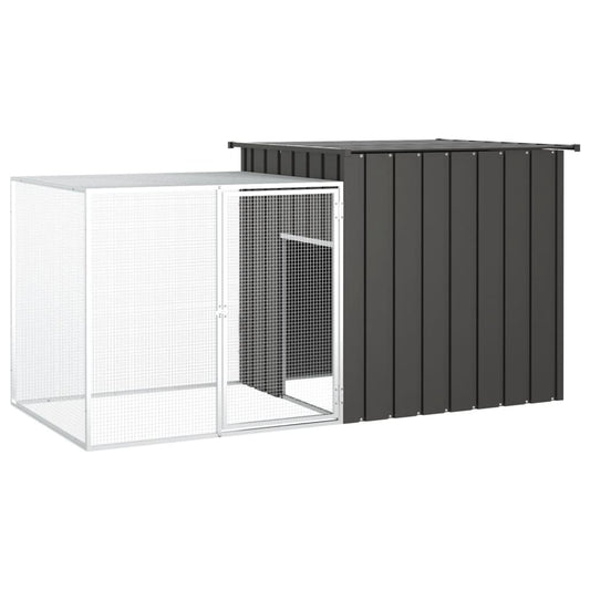 Rabbit Cage Anthracite 200x Galvanized Rabbit Cage 200x
