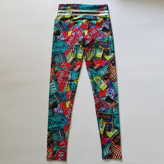 Fashion Yoga Pants Women's Digital Print