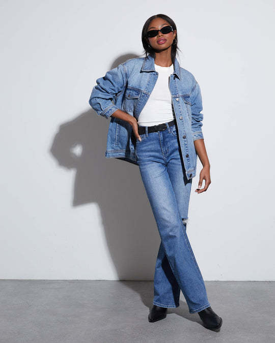 Women's Casual Loose Long Sleeve Jacket