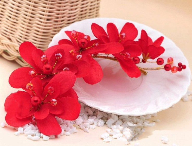 Korean Version Pearl Bride Headdress